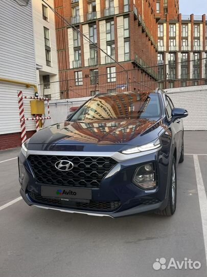 Hyundai Santa Fe 2.2 AT, 2019, 91 850 км