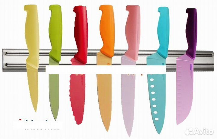 Набор ножей с антибактериальной защитой Microban