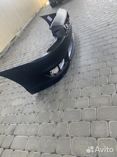 Передний бампер на mitsubishi lancer