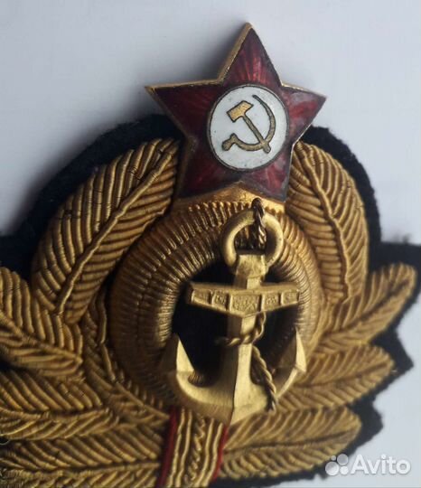 Кокарда краб вмф СССР