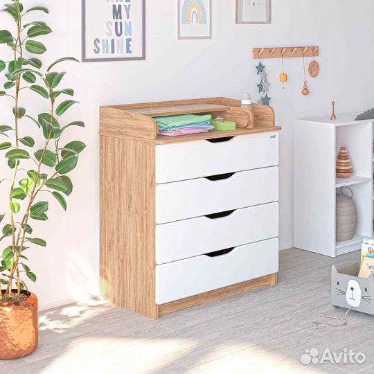 Комод Сириус-2 Wood 804 Атон Молочный