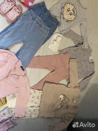 Вещи пакетом для девочки zara 92 hm