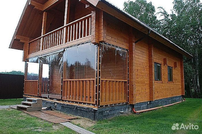 Мягкие окна для веранды беседки, террасы, под ключ