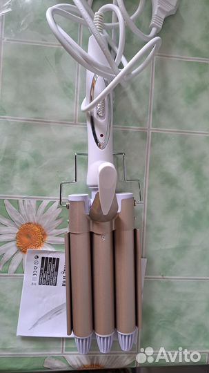 Плойка тройная для завивки