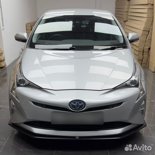 Передний сплиттер, губа Toyota Prius ZVW50 15-18