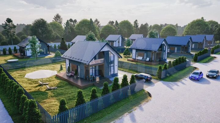 Дом 129 м² на участке 8 сот.