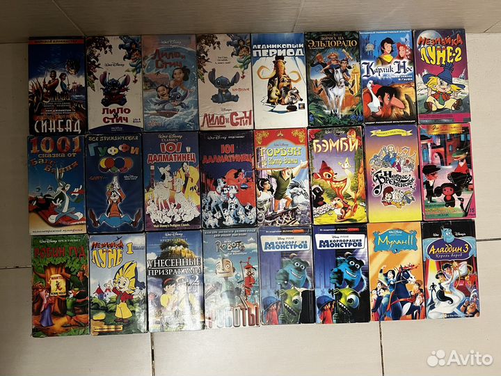 Виделкассеты мультфильмы