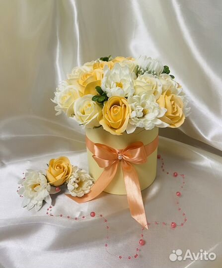 Шикарный Букет в шляпной коробке