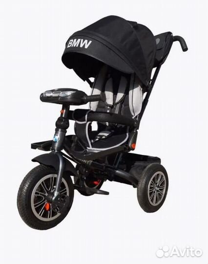 Велосипед детский трех колесный BMW