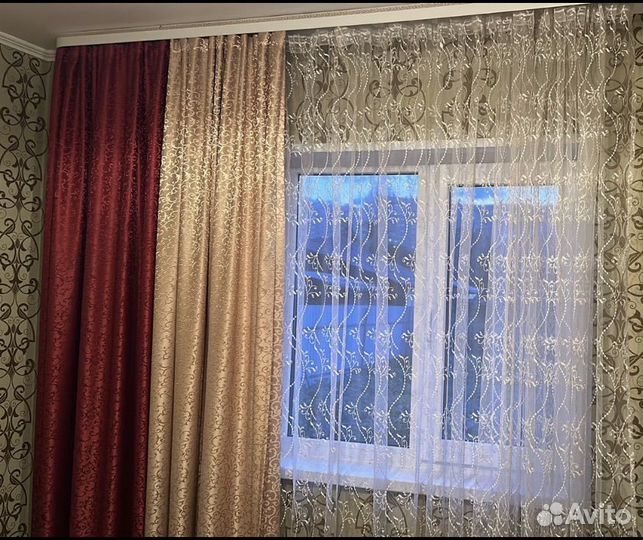 Готовые шторы и тюли бу