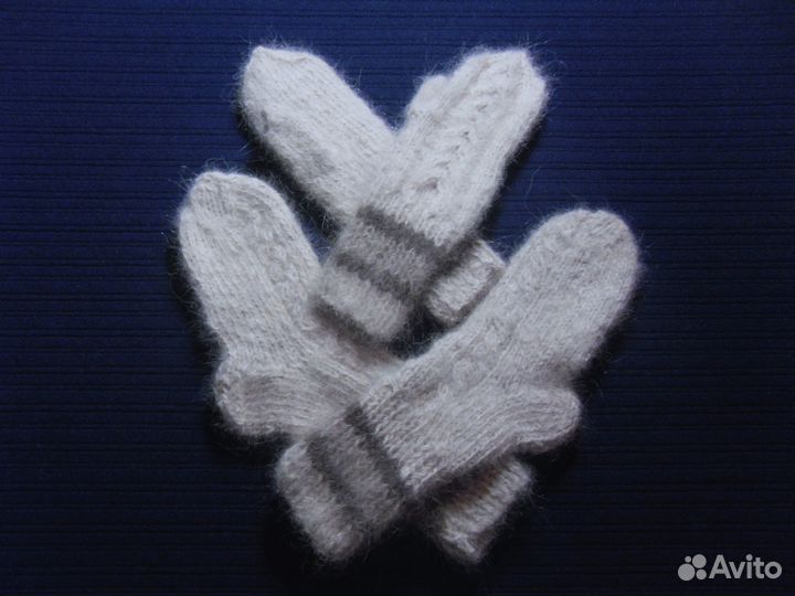 Детский комплект аксессуаров из собачьей шерсти