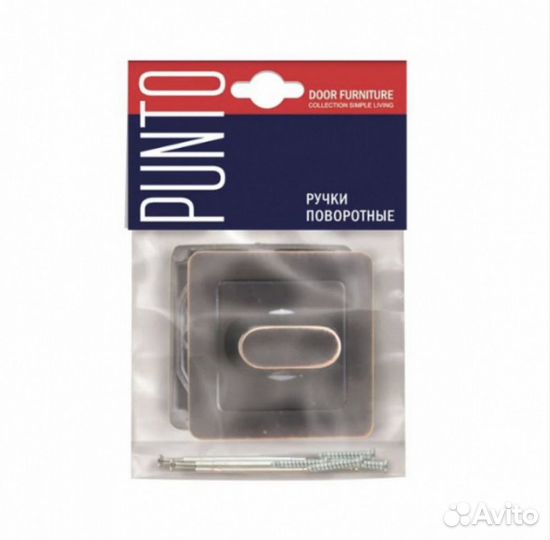 Ручка поворотная BK6 QR ABL-28 темная медь Punto