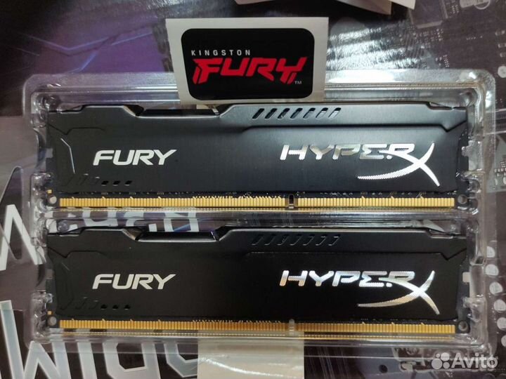 Оперативная память Kingston HyperX 16gb DDR3 2*8gb