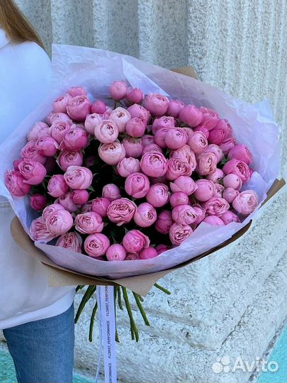 Цветы пионовидные розы