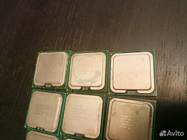 Процессоры 775 2-х ядерные