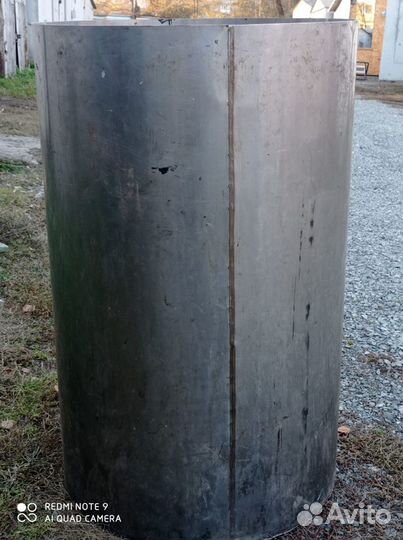 Бочка из нержавеющей стали, толщина стенки 0,08мм