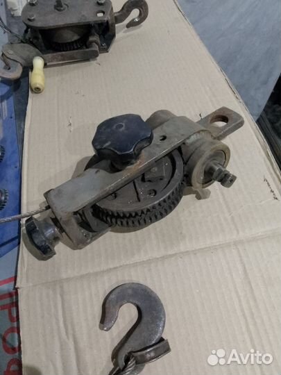 Лебедка червячная