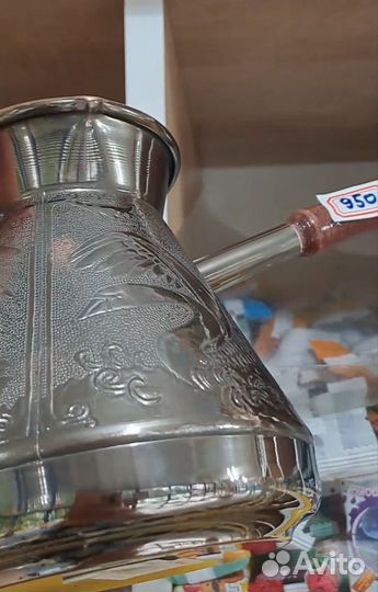 Турка медная чайник заварочный