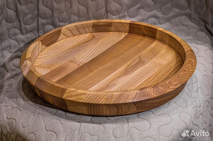 Деревянная тарелка. Ясень. 24 см