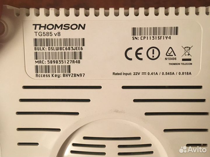 Thomson tg585 v8 продам