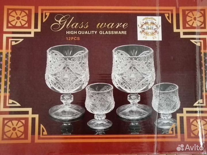 Новый набор бокалы и рюмки