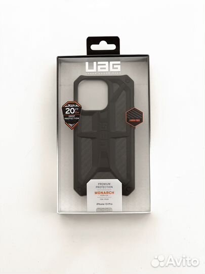 UAG Monarch для iPhone 13 Pro (карбон) оригинал