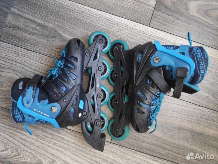 Роликовые детские коньки раздвижные 36размер