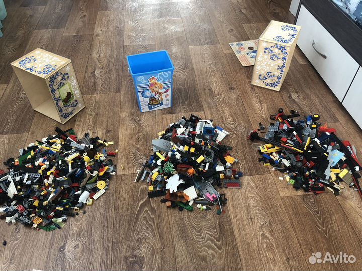 Коробка lego расыпью