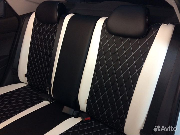 Авточехлы модельные Хендай (Hyundai) экокожа