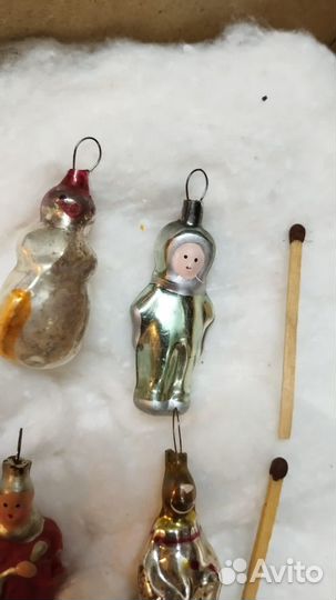 Елочные игрушки малютки СССР