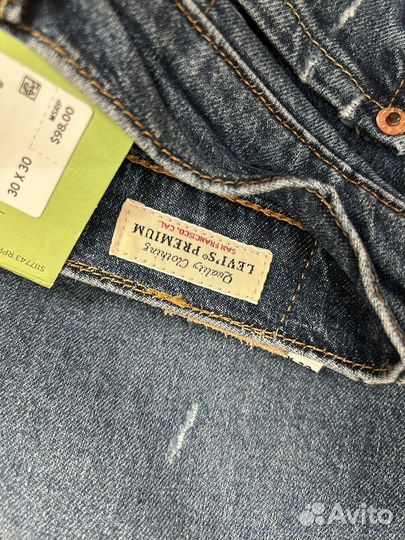 Джинсы мужские levis 511 оригинал 30х30