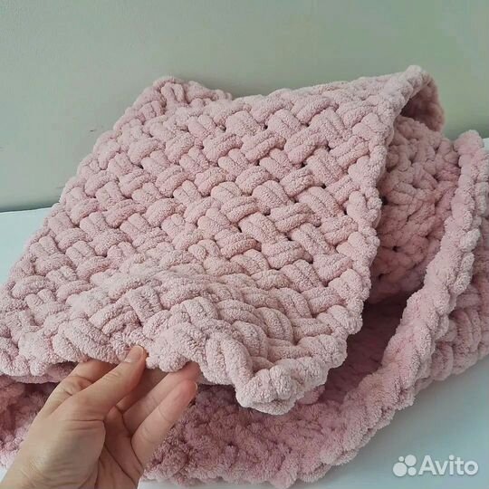 Плед детский плюшевый