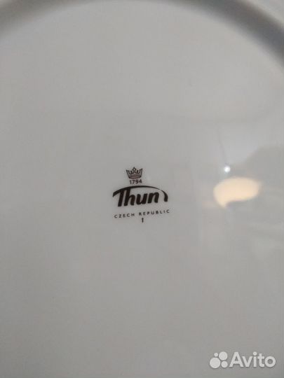 Комплект посуды, фарфор, Thun, Чехия, новый