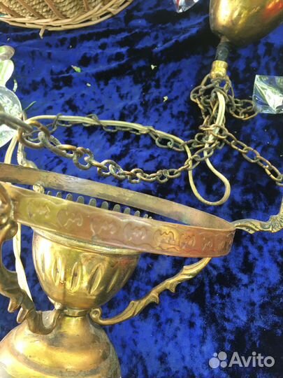 Люстра потолочная старинная