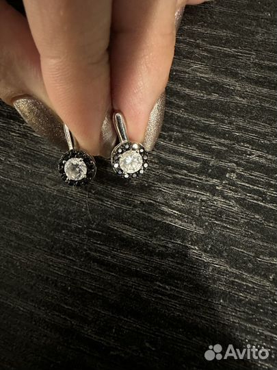 Серьги серебро 925