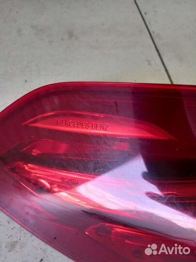 Фонарь заднийлевый для мерседес w222 s класс