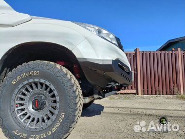 Площадка под лебедку (защита штатного бампера юбка