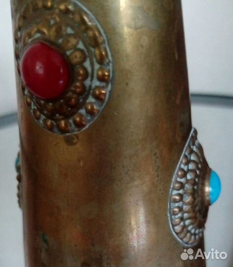 Индийские латунные вазы