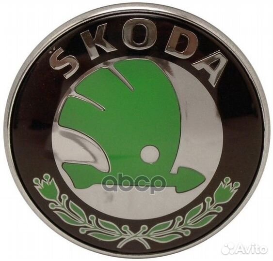 Эмблема skoda решетки радиатора 1U0853621cmel VAG