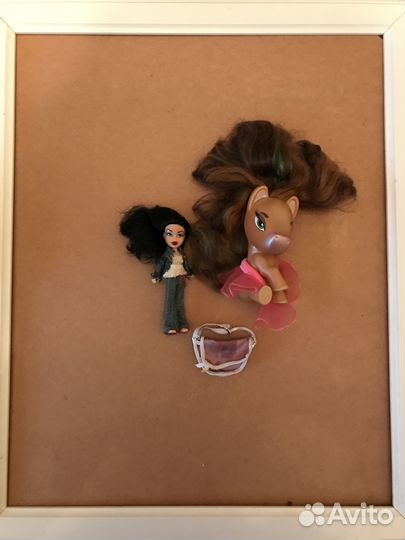 Bratz Babyz Ponyz Bonita коричневый пони + куколка