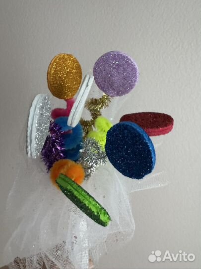 Ободок хлопушка новый