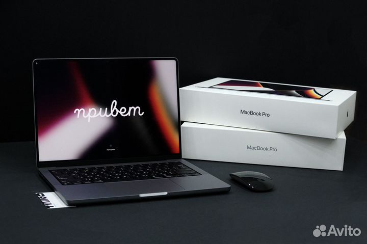 MacBook Pro (M2,2022) 8/512 гб, Space Gray (mnej3)
