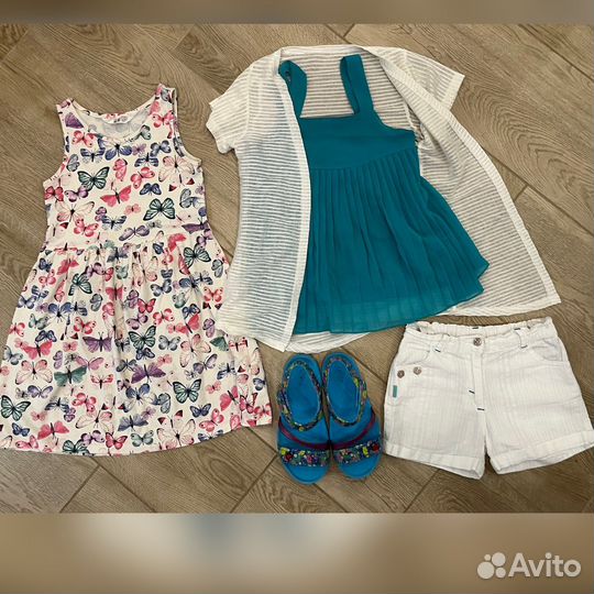 Огромный пакет вещей для девочки, 110 116