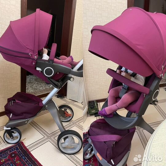 Коляска Stokke xplory v4 2 в 1 Прогулочная,люлька