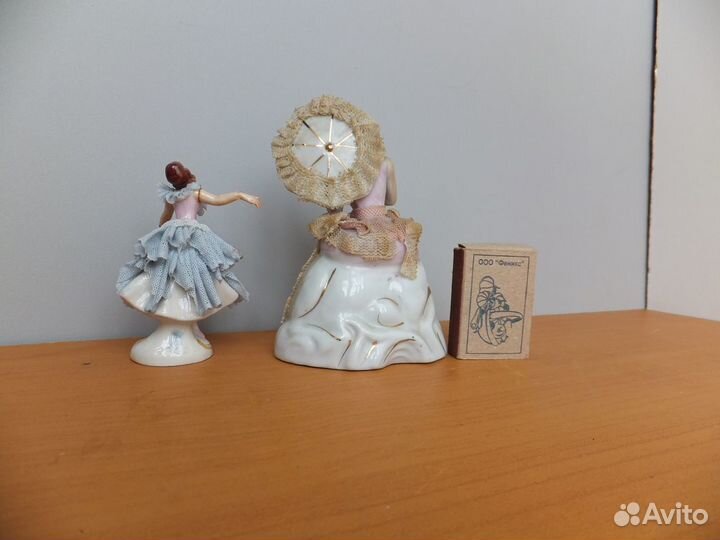 Старинные Статуэтки Балерина Dresden Германия