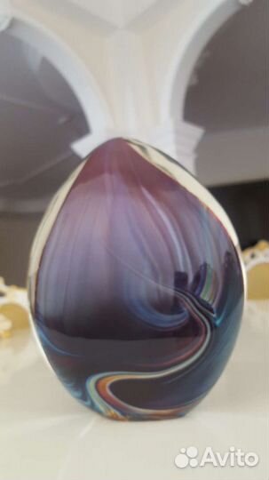 Статуэтка муранское стекло халцедон
