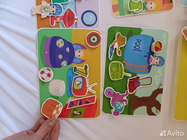 Игры для детей на липучках