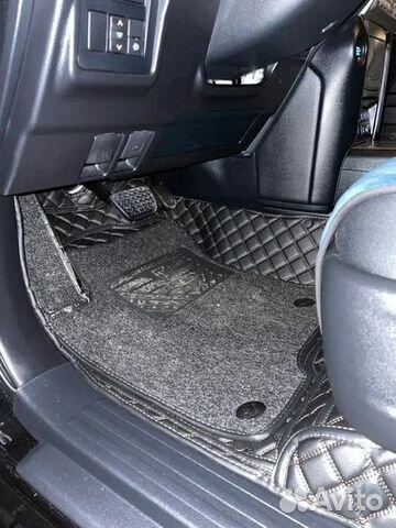 Автомобильные 3D коврики из экокожи 3Д автоковрики