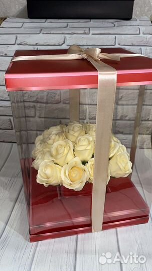 Букеты мыльные в коробках