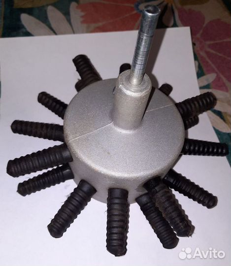 Насадка перосъемная на дрель металлическая